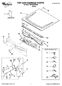 Part Location Diagram of 8574963 Whirlpool Control Knob - White