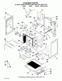 CHASSIS PARTS Diagram and Parts List for WFE371LVB0  Whirlpool Range
