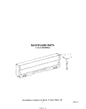 BACKGUARD Diagram and Parts List for SF302BSKN0  Whirlpool Range
