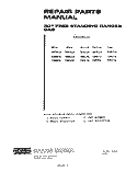 BACKGUARD Diagram and Parts List for 1395W1A  Roper Range