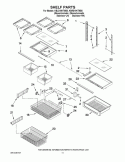 SHELF PARTS Diagram and Parts List for KBLS19KTMS0  KitchenAid Refrigerator