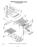 REFRIGERATOR INTERIOR , LIT/OPTIONAL Diagram and Parts List for ED22MMXRWR2  Whirlpool Refrigerator