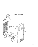 AIR FLOW Diagram and Parts List for KSRS25QXAL00  KitchenAid Refrigerator