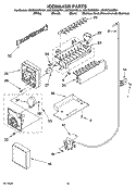ICEMAKER PARTS, OPTIONAL PARTS (NOT INCLUDED) Diagram and Parts List for KSCS23INMS01  KitchenAid Refrigerator