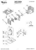 UNIT PARTS Diagram and Parts List for ACE184PT1  Whirlpool Air Conditioner