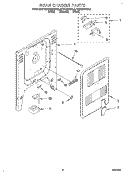REAR CHASSIS, LIT/OPTIONAL Diagram and Parts List for KESC300BAL3  KitchenAid Range