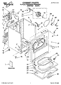 Part Location Diagram of W10042910 Whirlpool Sheet, Cycle Feature