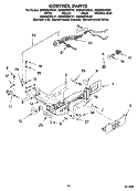 CONTROL PARTS Diagram and Parts List for GS6NBEXRT01  Whirlpool Refrigerator