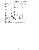 MISCELLANEOUS , LITERATURE AND OPTIONAL Diagram and Parts List for 3CFA2000W6  Whirlpool Washer