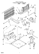 UNIT Diagram and Parts List for ET21NKXJT00  Whirlpool Refrigerator