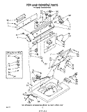 TOP AND CONSOLE Diagram and Parts List for LA6380XPW0  Whirlpool Washer