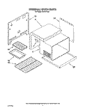 INTERNAL OVEN Diagram and Parts List for FES370VX0  Whirlpool Range