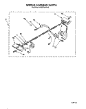 WIRING HARNESS Diagram and Parts List for KAWE742WAL3  KitchenAid Washer
