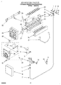 Part Location Diagram of LIT2176778 Whirlpool Service & Wiring Sheet