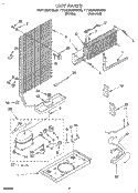 UNIT Diagram and Parts List for TT14DKXBN00  Estate Refrigerator
