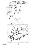 WIRING HARNESS Diagram and Parts List for 4XLA87W92AW0  Whirlpool Washer