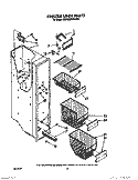 FREEZER LINER Diagram and Parts List for KSRB22DWAL02  KitchenAid Refrigerator