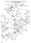 Part Location Diagram of 3401114 Whirlpool HARNS-WIRE