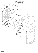 AIR FLOW PARTS Diagram and Parts List for 7ED2GTQXPL01  Whirlpool Refrigerator