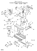 UNIT Diagram and Parts List for GB22DKXGN01  Whirlpool Refrigerator