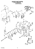 UPPER UNIT PARTS Diagram and Parts List for KBRS36FTX00  KitchenAid Refrigerator