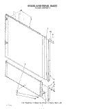 DOOR AND PANEL Diagram and Parts List for 4KUDP220T2  KitchenAid Dishwasher