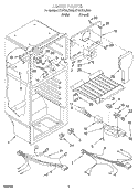 LINER Diagram and Parts List for ET18TKXJW00  Whirlpool Refrigerator