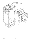 LINER Diagram and Parts List for 8ET18ZKXAN00  Whirlpool Refrigerator