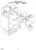 LINER Diagram and Parts List for 6ET18DKXAN00  Whirlpool Refrigerator