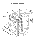 LIT/OPTIONAL Diagram and Parts List for RT18DKYWW00  Roper Refrigerator
