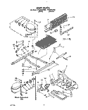 UNIT Diagram and Parts List for TT20BKXZN01  Whirlpool Refrigerator