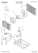 SECTION Diagram and Parts List for CA5WMK0  Crosley Air Conditioner