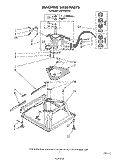 MACHINE BASE Diagram and Parts List for LA5720XTF0  Whirlpool Washer