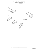 TOP VENTING PARTS Diagram and Parts List for KDRS807SSS05  KitchenAid Range