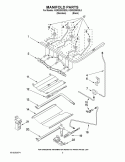 MANIFOLD PARTS Diagram and Parts List for KGRS208XBL0  KitchenAid Range