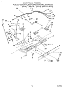 CONTROL Diagram and Parts List for GS5SHGXKQ00  Whirlpool Refrigerator