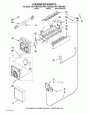 ICEMAKER PARTS Diagram and Parts List for WRT779REYM00  Whirlpool Refrigerator