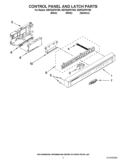 Part Location Diagram of W10350426 Whirlpool CONSOLE ASM-SERV,WDF530P