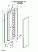 FREEZER DOOR PARTS Diagram and Parts List for KSSO42FTX03  KitchenAid Refrigerator