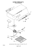 SECTION Diagram and Parts List for RH4930XWS0  Whirlpool Range Hood
