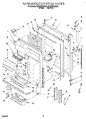 REFRIGERATOR DOOR Diagram and Parts List for ET25DQRBW02  Whirlpool Refrigerator