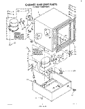 SECTION Diagram and Parts List for EV090FXKN5  Whirlpool Freezer