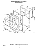 REFRIGERATOR DOOR , NOT ILLUSTRATED Diagram and Parts List for ET16AKXRWR1  Whirlpool Refrigerator