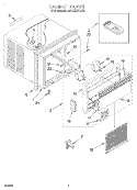 Part Location Diagram of 1180672 Whirlpool REMOTE