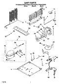 UNIT PARTS Diagram and Parts List for ET8MHKXMT00  Whirlpool Refrigerator