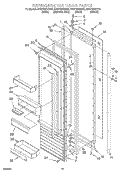 Part Location Diagram of 2005968 Whirlpool TRIM-DOOR