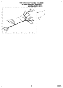 WIRING HARNESS Diagram and Parts List for RB260PXBQ1  Whirlpool Wall Oven