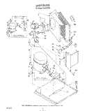 Part Location Diagram of 978483 Whirlpool Condenser Fan Motor Kit