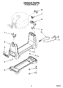 Part Location Diagram of 8211494 Whirlpool Bracket