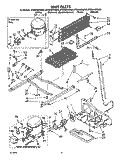 UNIT Diagram and Parts List for ET20AKXSW05  Whirlpool Refrigerator